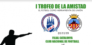 Cartel del primer trofeo de la amistad